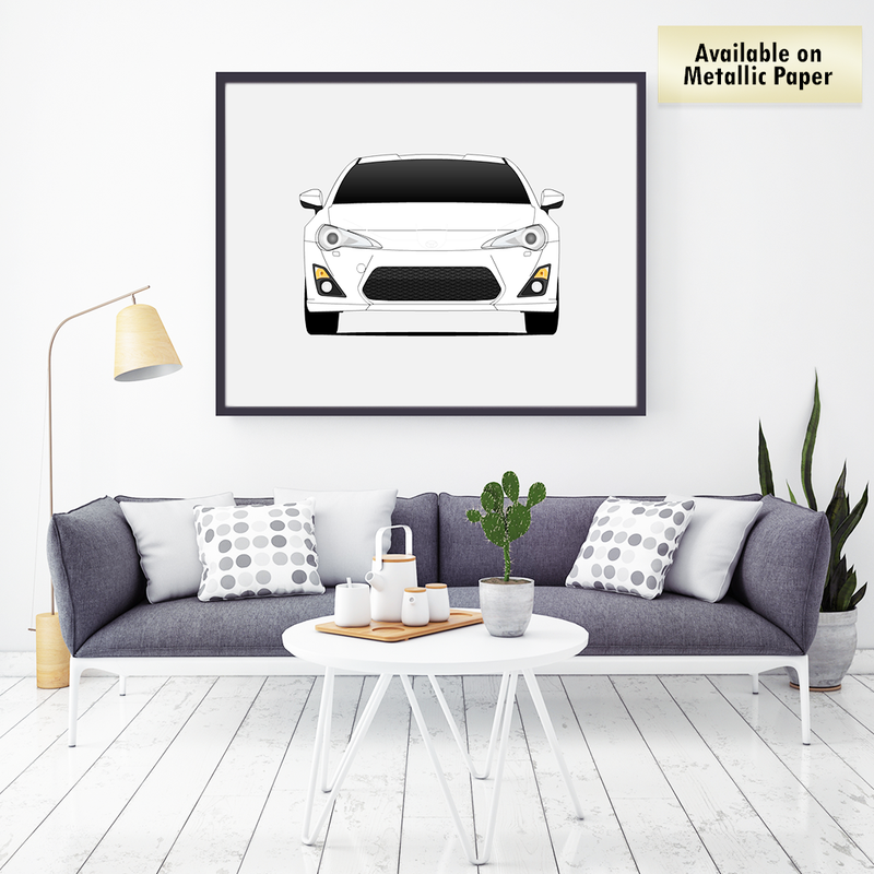 Toyota GT86 FT86 (2012-2016) Poster