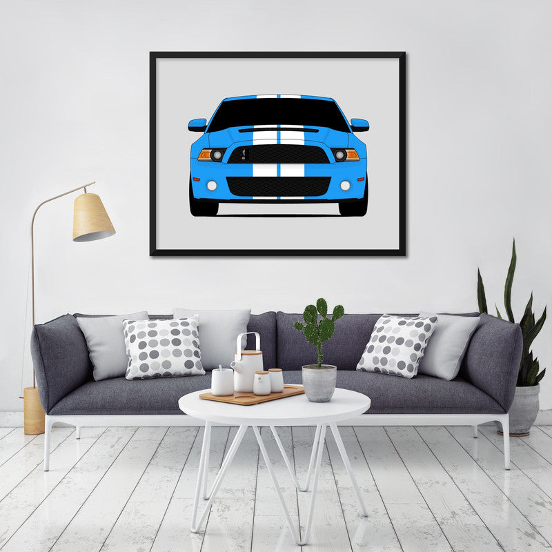 Ford Mustang Shelby GT500 S197 II (2010-2012) Poster