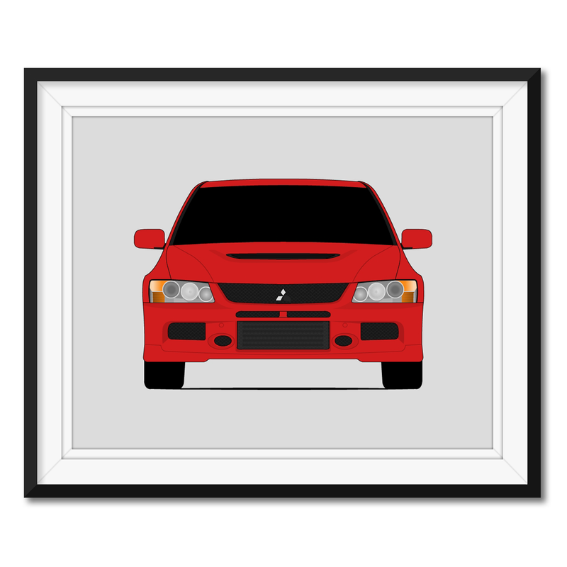 Mitsubishi Lancer Evolution IX CT9A (2005-2007) Poster