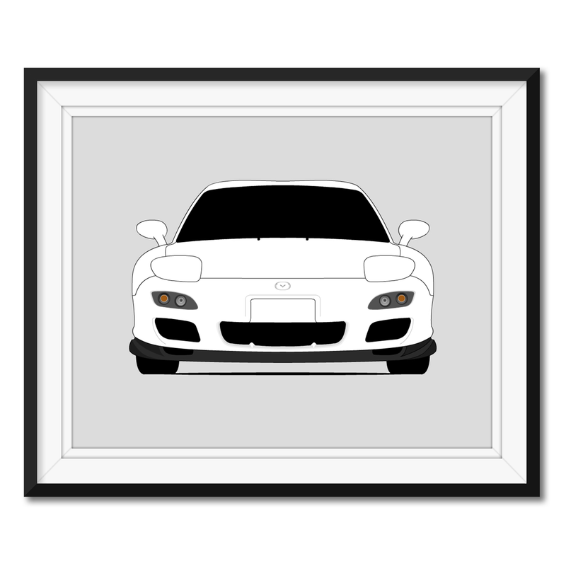 Mazda RX-7 FD Spirit R (1992-2002) Poster