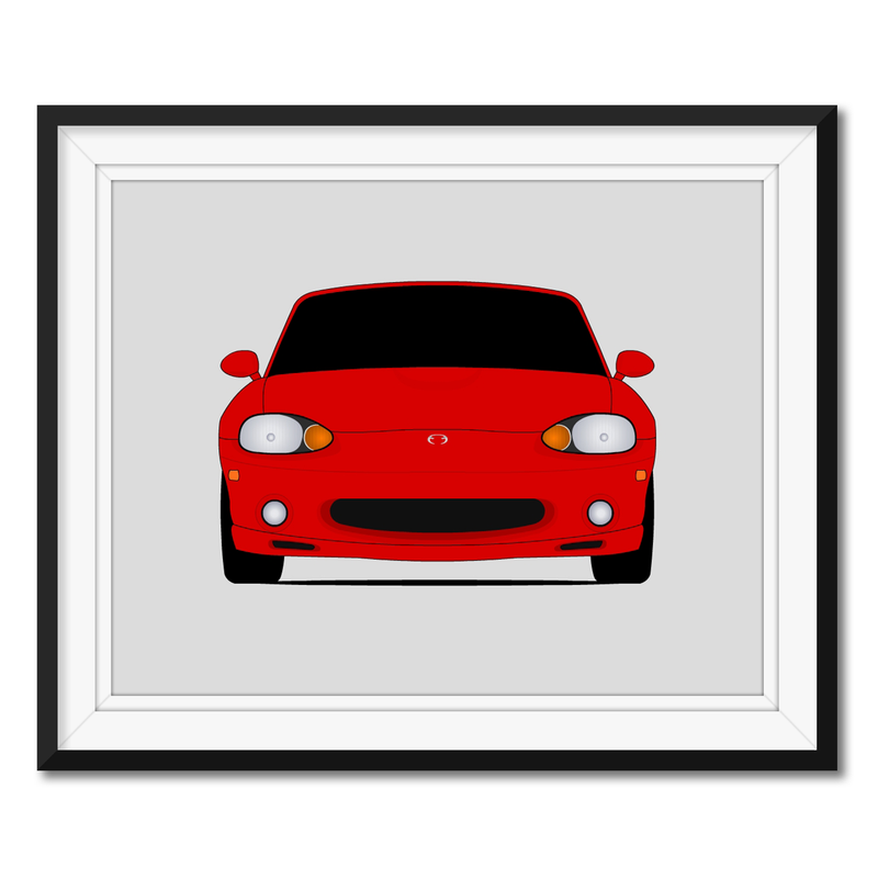 Mazda Miata MX-5 NB (1998-2005) Poster