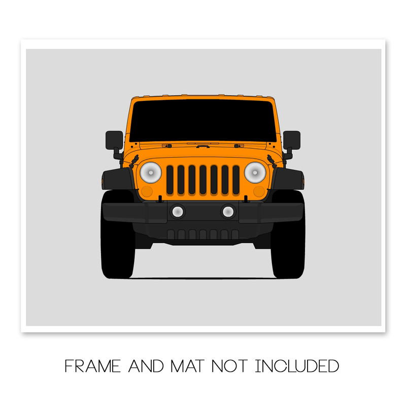 Jeep Wrangler JK (2007-2018) 3rd Generation Poster