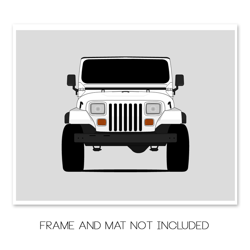 Jeep Wrangler YJ (1987-1995) 1st Generation Poster