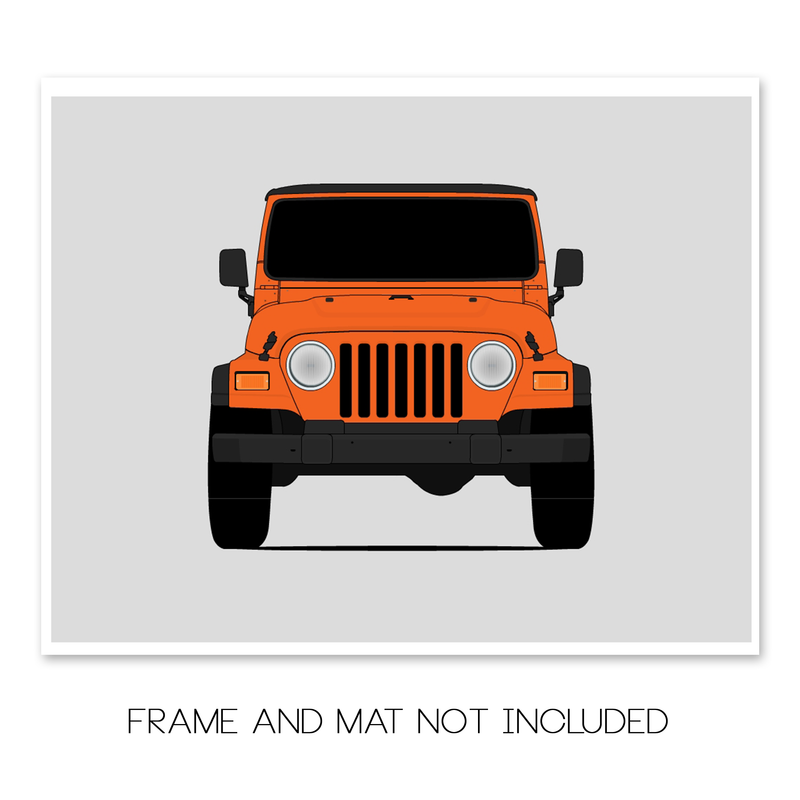 Jeep Wrangler TJ (1997-2006) 2nd Generation Poster
