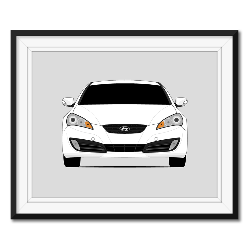 Hyundai Genesis Coupe (2009-2012) Poster