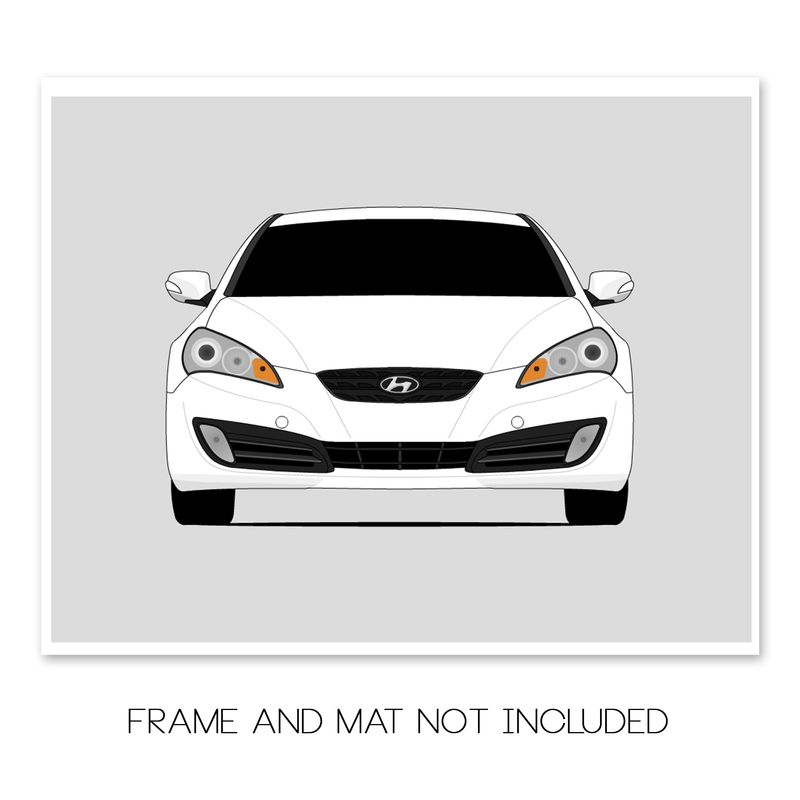 Hyundai Genesis Coupe (2009-2012) Poster
