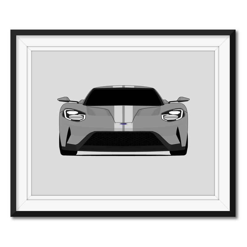 Ford GT (GT40) (2016-2022) 2nd Generation Poster