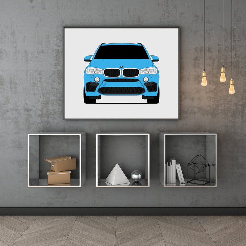 BMW X5 M F85 (X6 M F86) (2014-2018) Poster
