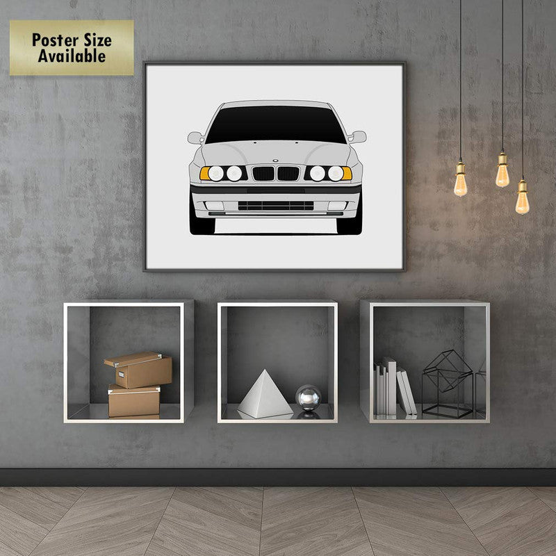 BMW M5 E34 (1988-1995) Poster