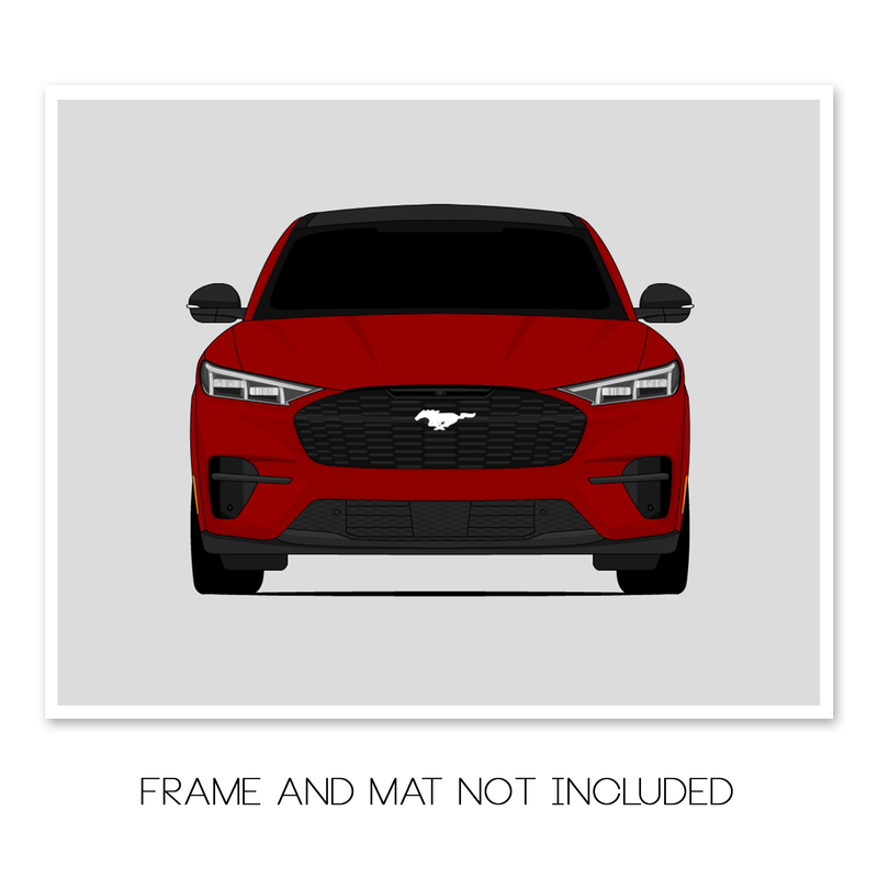 Ford Mustang Mach-E GT (2021-Present) Poster