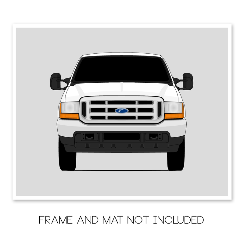 Ford Ford F-250/F-350 (1997-2007) Super Duty 1st GEN Poster
