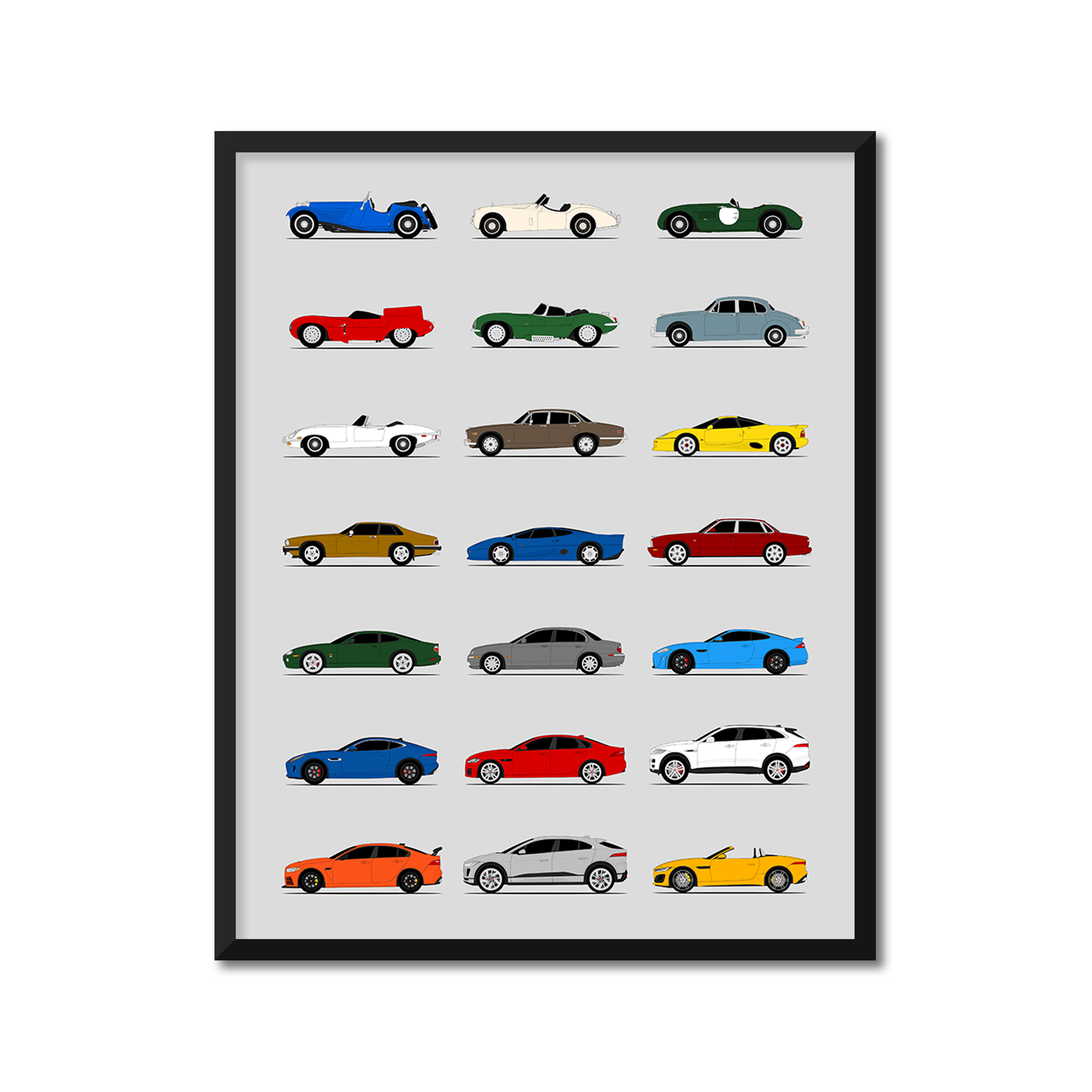 Jaguar Generations (Side Profile)