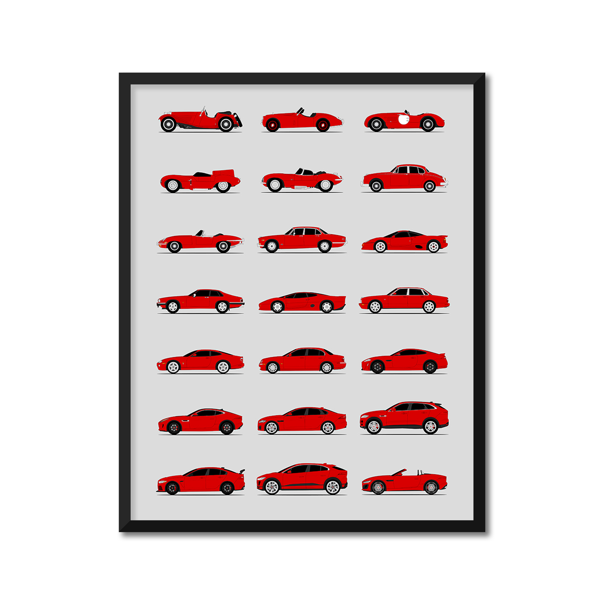 Jaguar Generations (Side Profile)