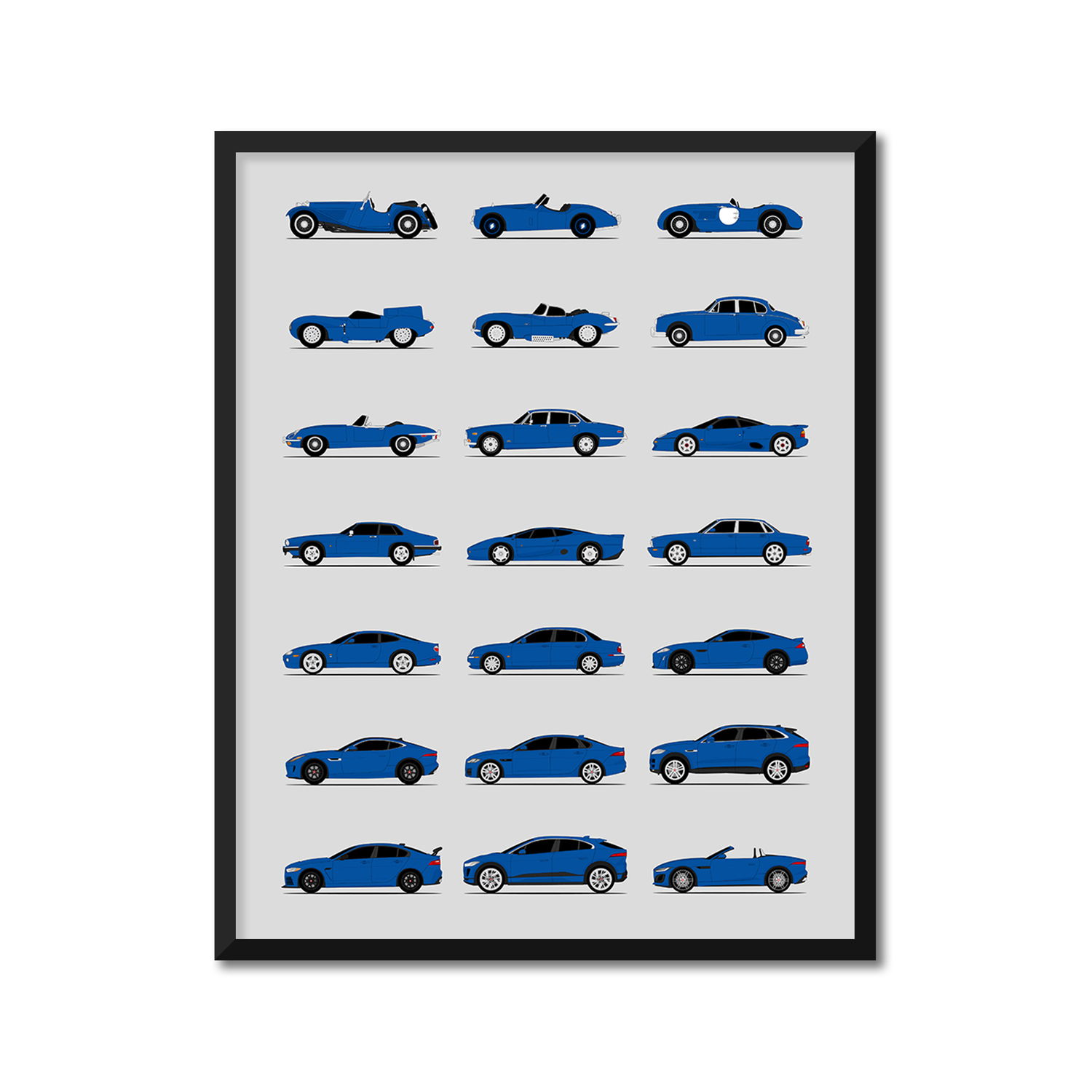 Jaguar Generations (Side Profile)