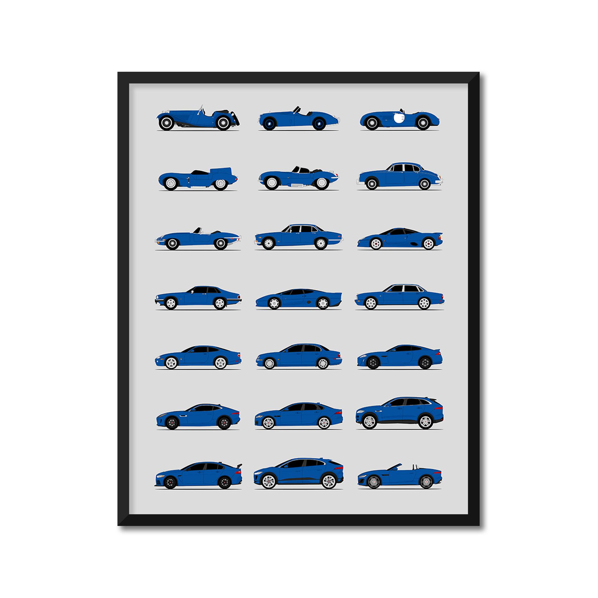Jaguar Generations (Side Profile)