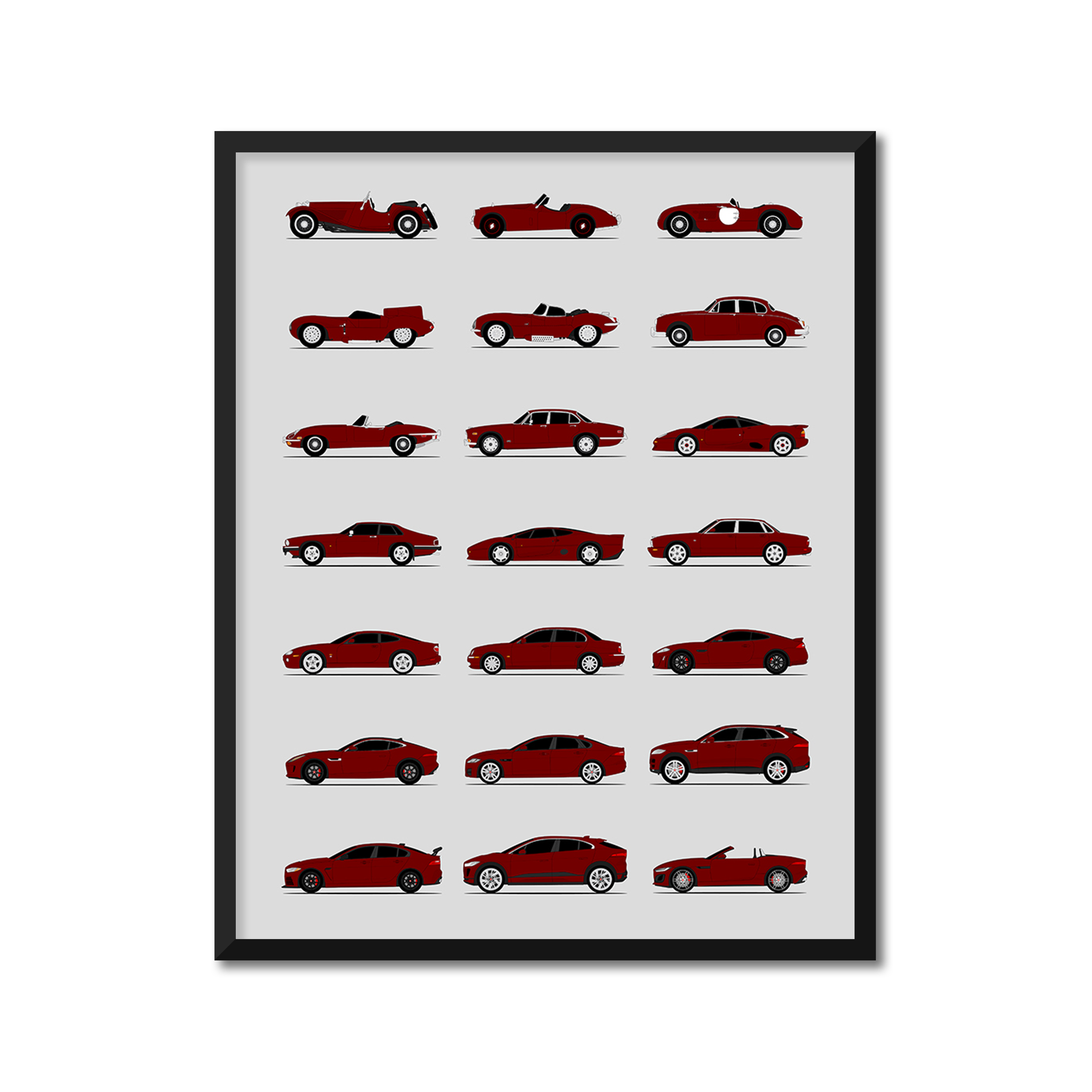 Jaguar Generations (Side Profile)