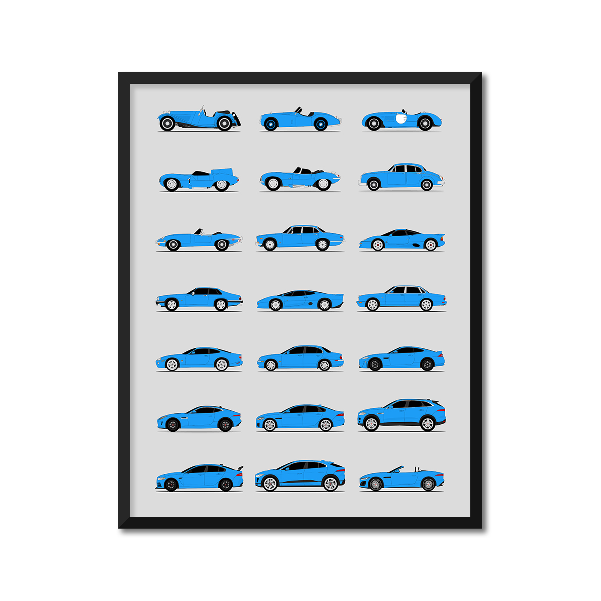 Jaguar Generations (Side Profile)