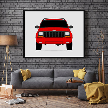 Jeep Cherokee XJ (1997-2001) Sport Poster