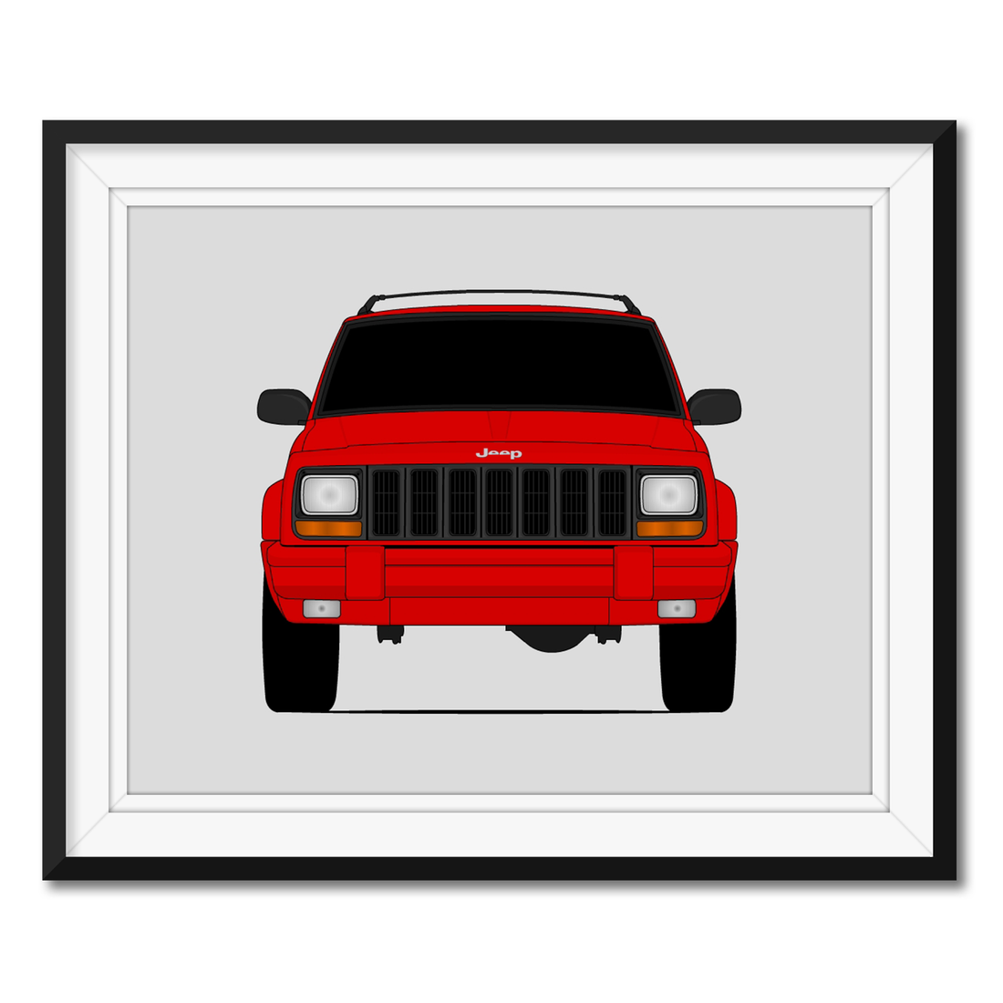 Jeep Cherokee XJ (1997-2001) Sport Poster