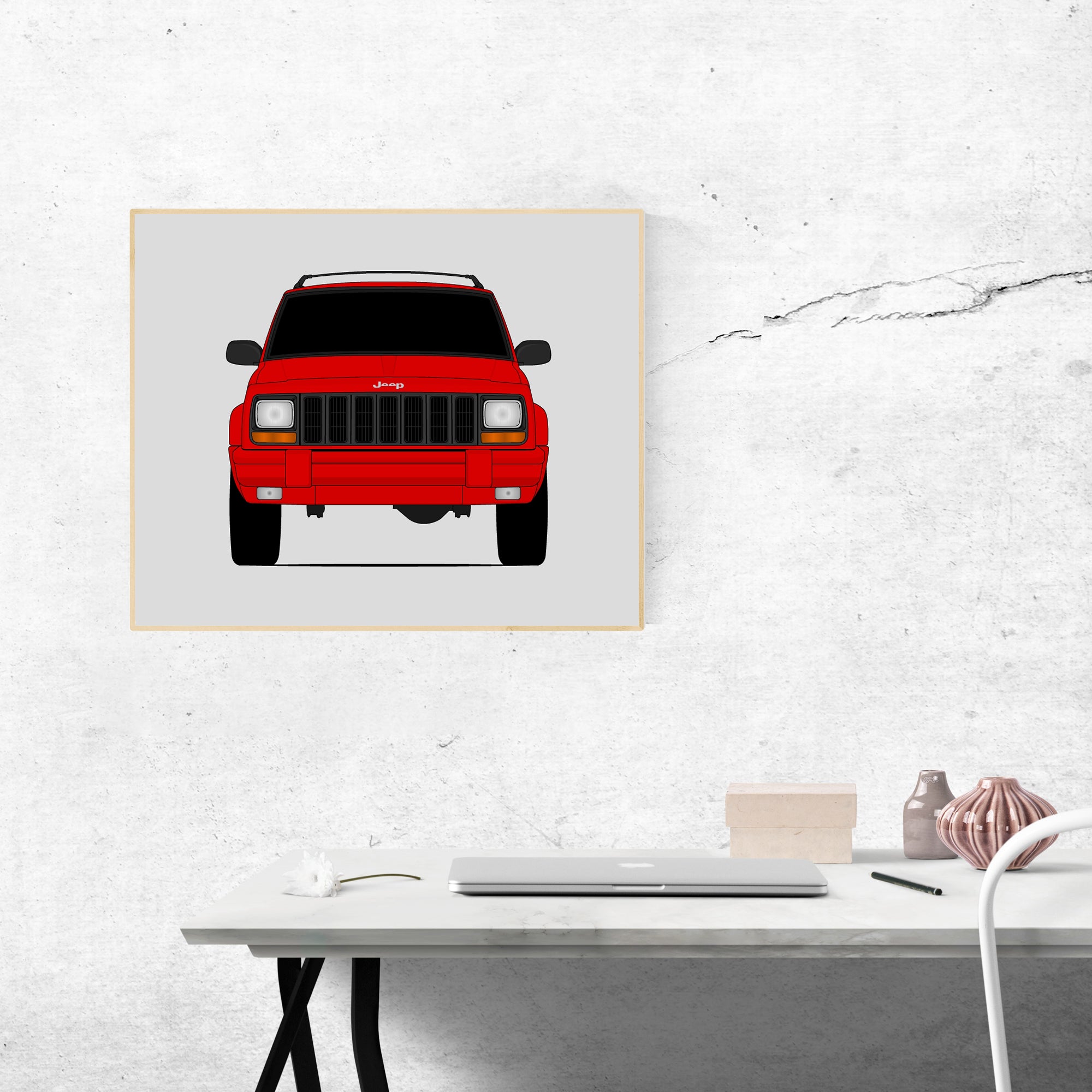 Jeep Cherokee XJ (1997-2001) Sport Poster