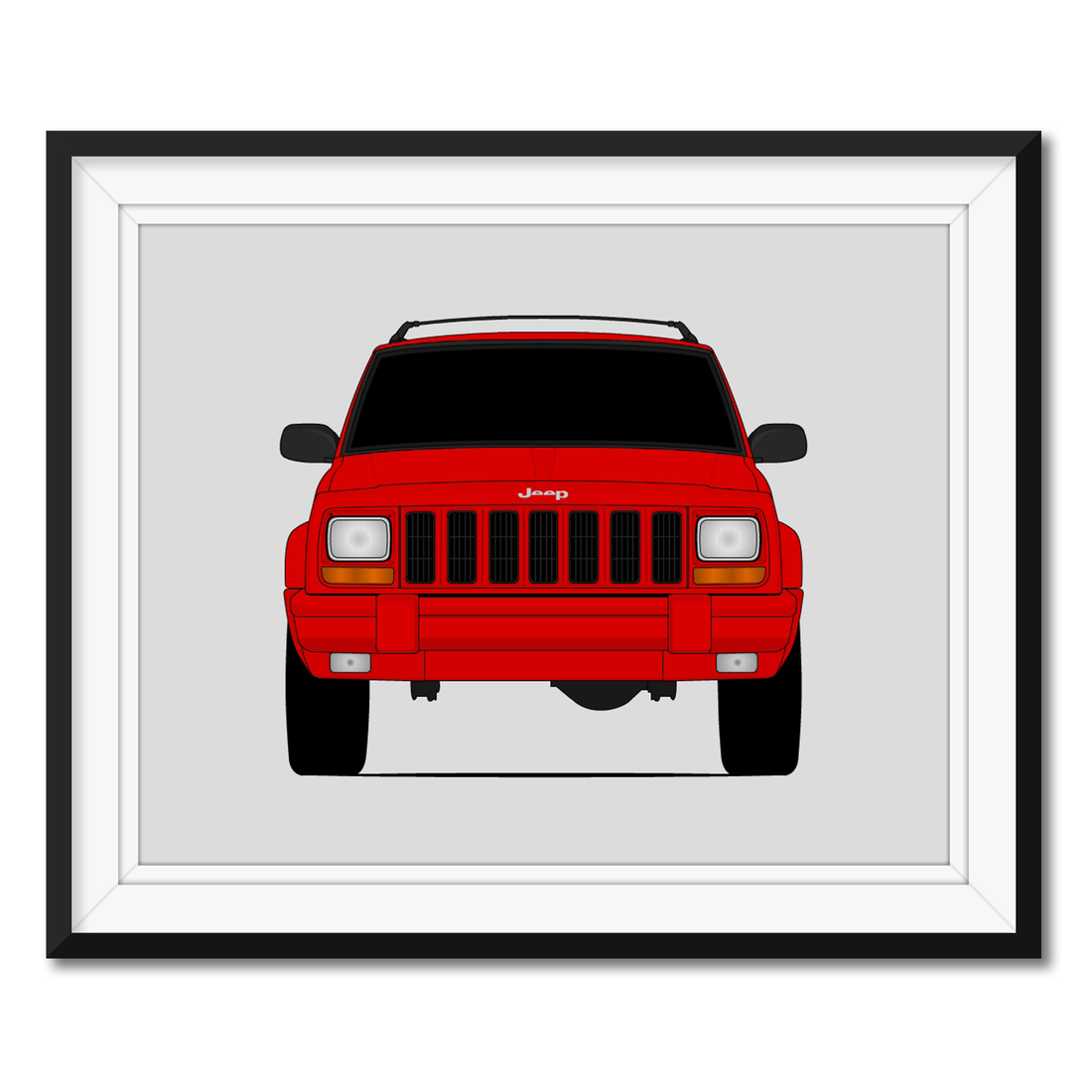 Jeep Cherokee XJ (1997-2001) Limited Poster