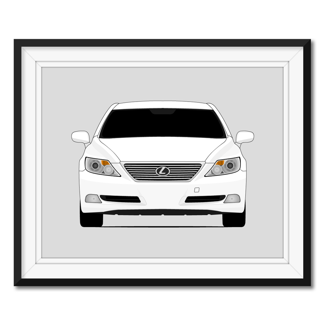 Lexus LS460 (2007-2009) XF40 Poster