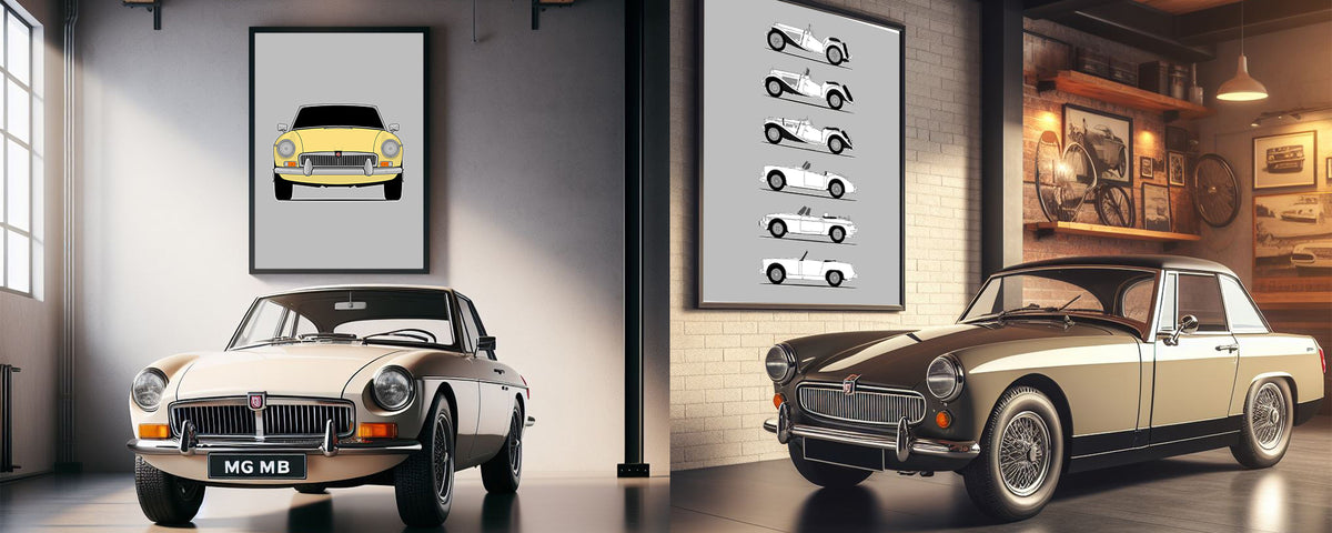 MG – Custom Car Posters