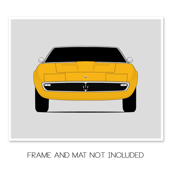 Maserati Ghibli (1967-1973) AM115 Poster