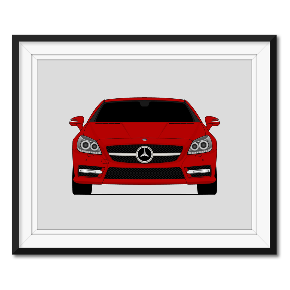 Mercedes-Benz SLK (2011-2015) R172 Poster
