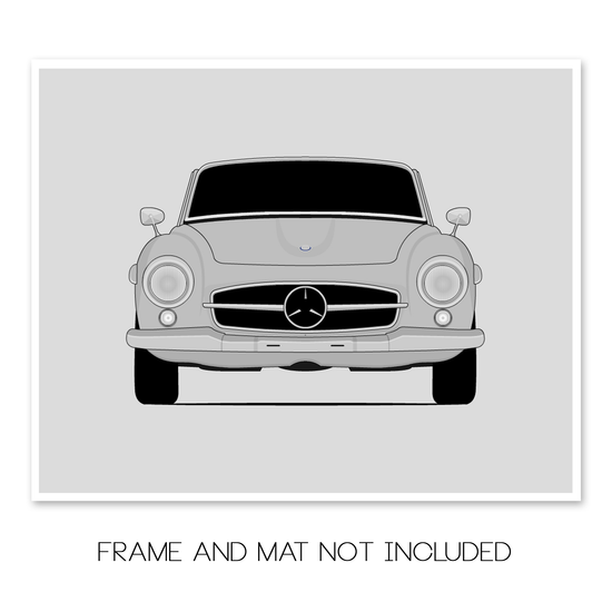 Mercedes-Benz 190SL (1955-1963) W121 B2 Poster