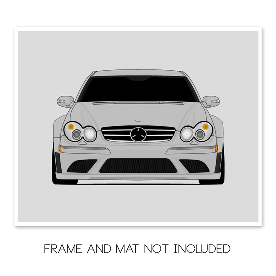 Mercedes-Benz CLK 63 (2007-2009) Black Series C209 Poster