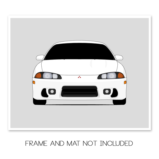 Mitsubishi Eclipse DSM (1997-1999) 2nd Generation Facelift Poster