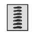 Nissan Z Car Generations (Side Profile) framed poster with mat, variation 7