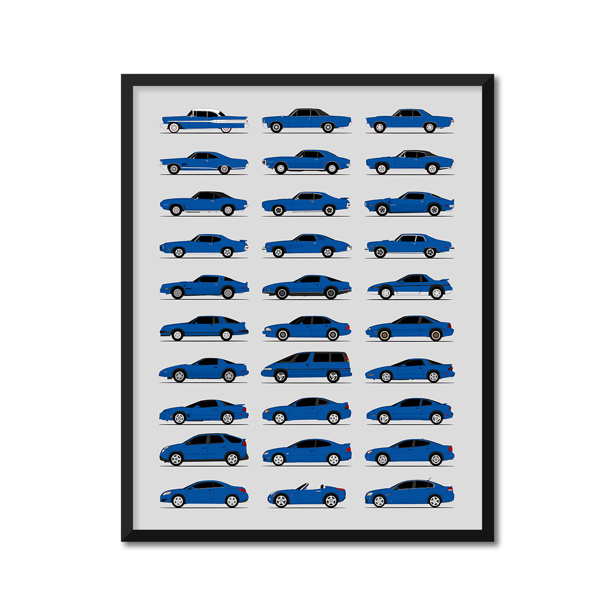 Pontiac Generations (Side Profile)