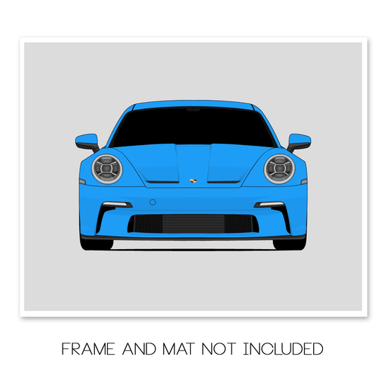Porsche 911 GT3 992 (2022-Present) Car Poster – Custom Car Posters