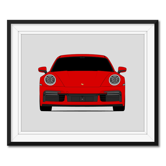 Porsche 911 Turbo (2021-Present) 992 Poster