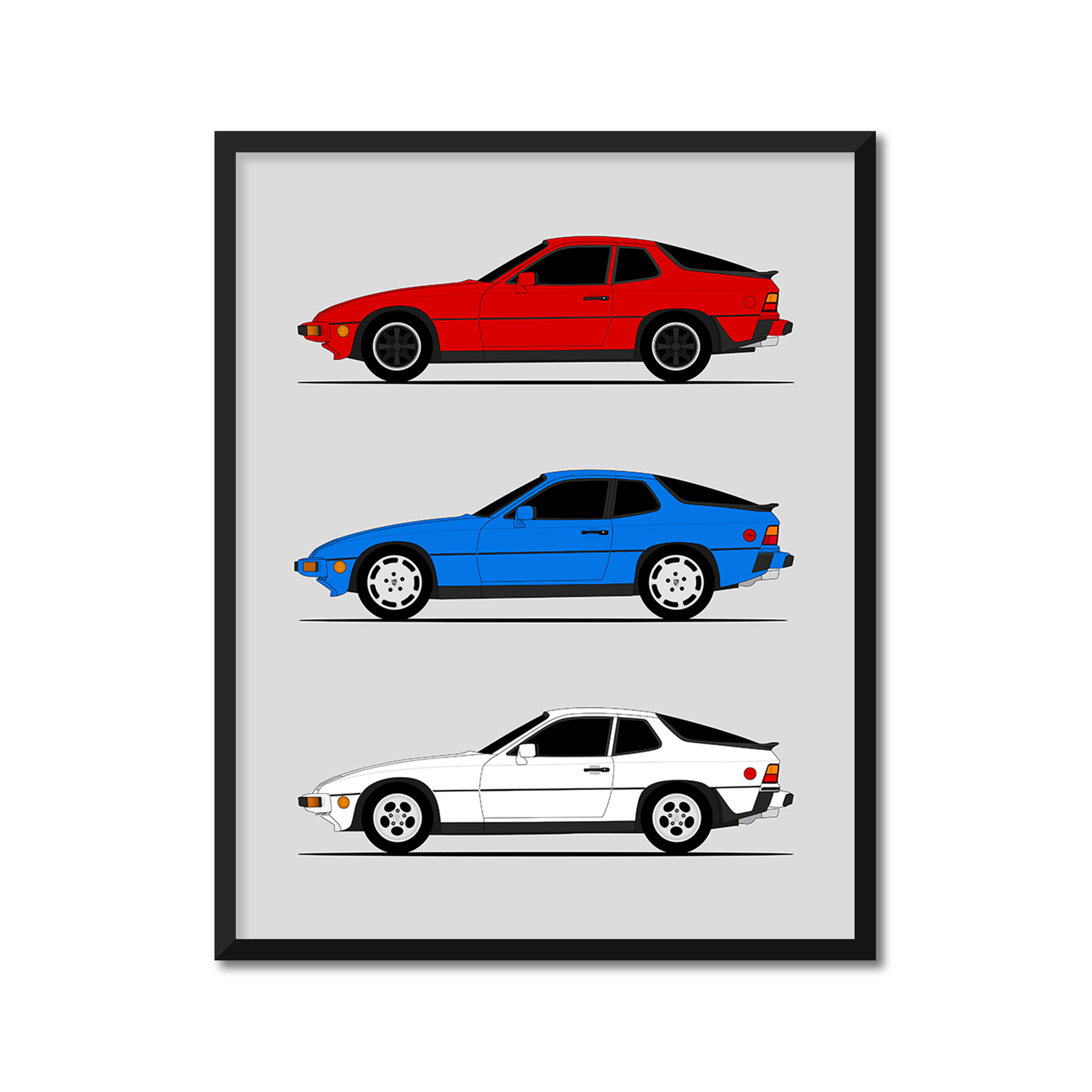 Porsche 924 Generations (Side Profile) History and Evolution