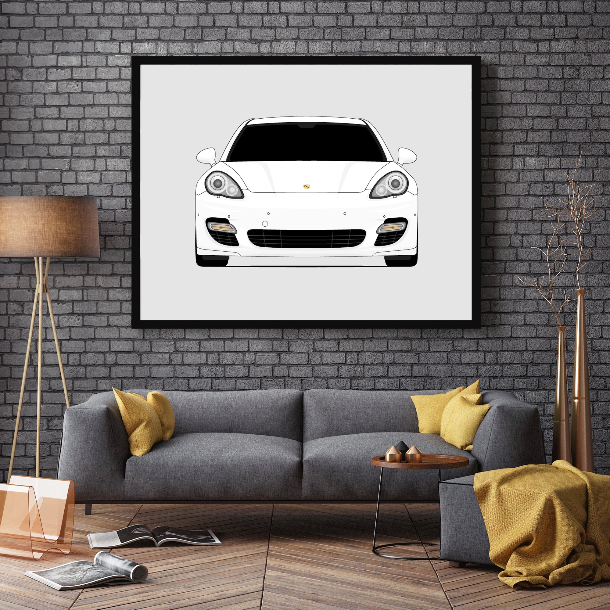 Porsche Panamera (2009-2013) 970 1st Generation Poster