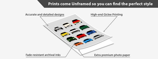 Alfa Romeo Giulia Sprint GT Veloce 105 (1965-1968) Auto-Poster – Custom ...