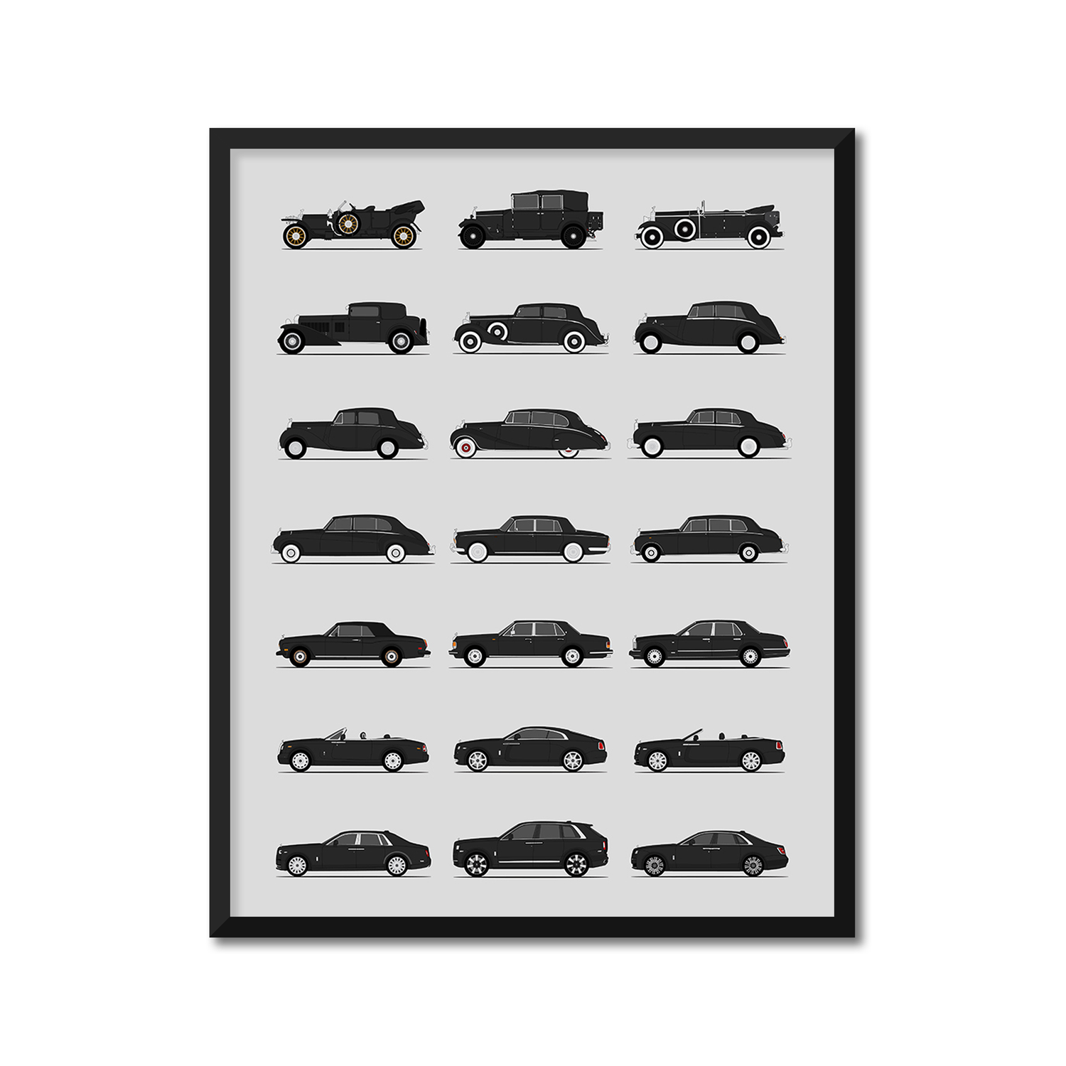 Rolls-Royce Generations (Side Profile)