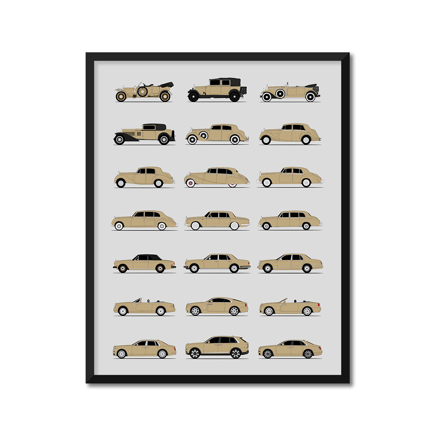 Rolls-Royce Generations (Side Profile)