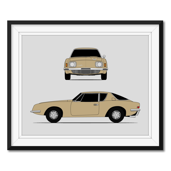 Studebaker Avanti (1964) (Front and Side) Poster