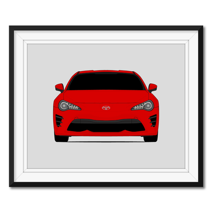 Toyota 86 (2017-2021) (Scion FR-S) Poster