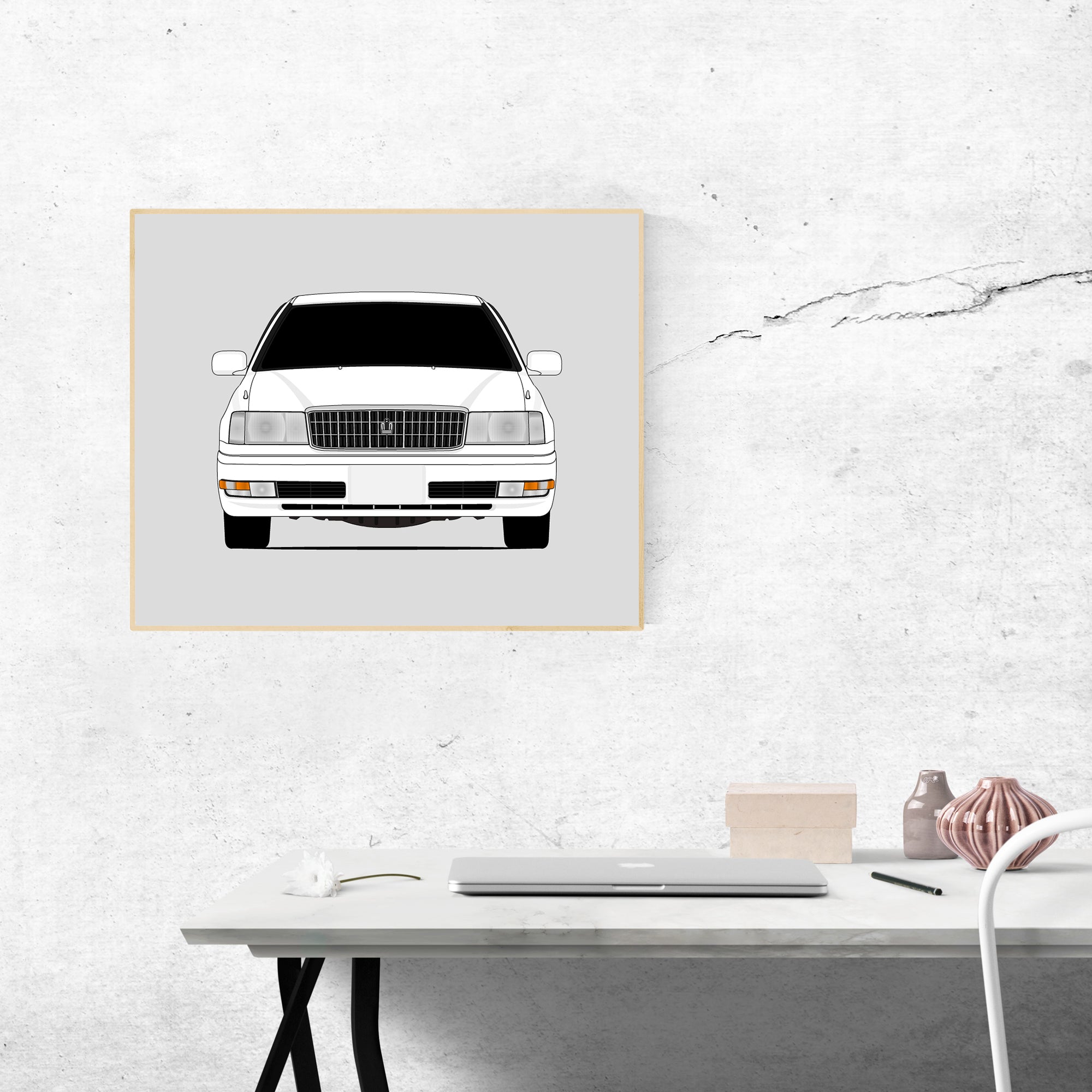 Toyota Crown (1995-2001) S150 10th GEN Poster