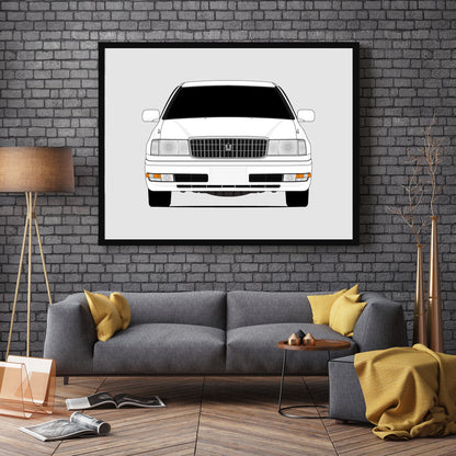 Toyota Crown (1995-2001) S150 10th GEN Poster