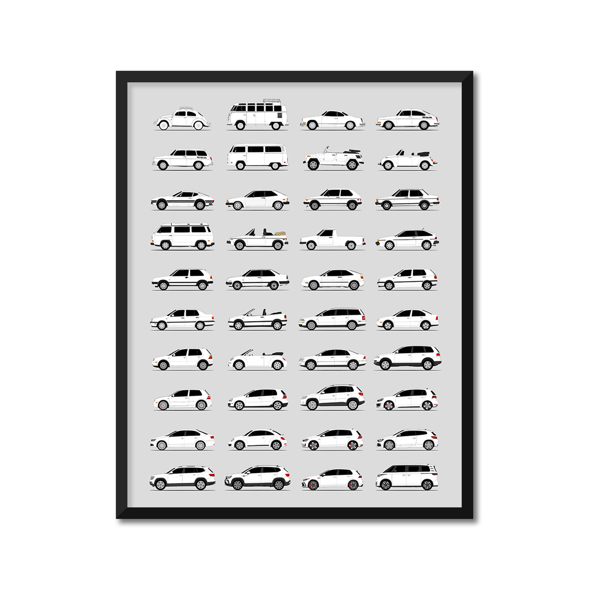 Volkswagen VW Generations (Side Profile)