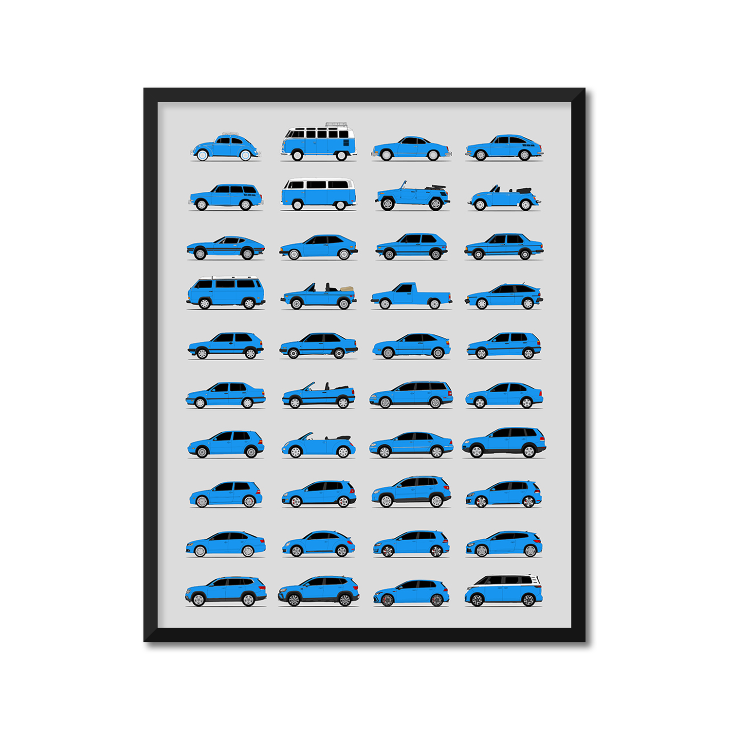 Volkswagen VW Generations (Side Profile)