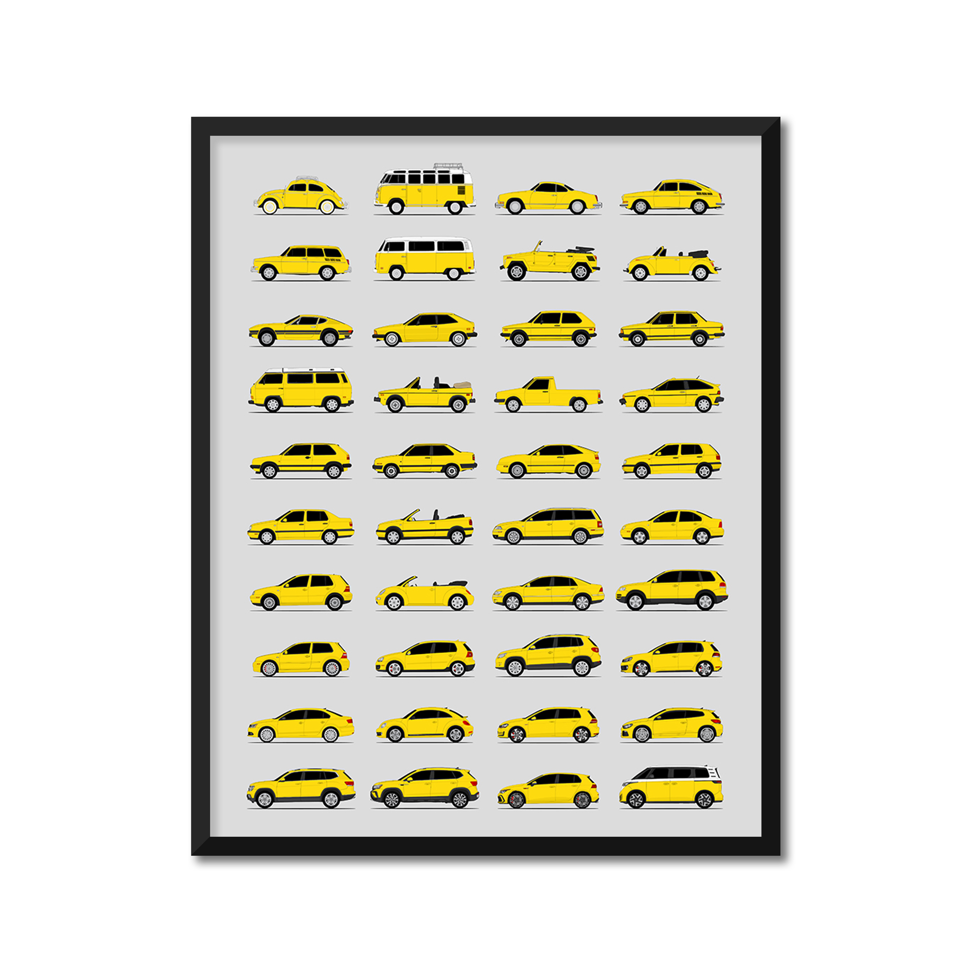 Volkswagen VW Generations (Side Profile)