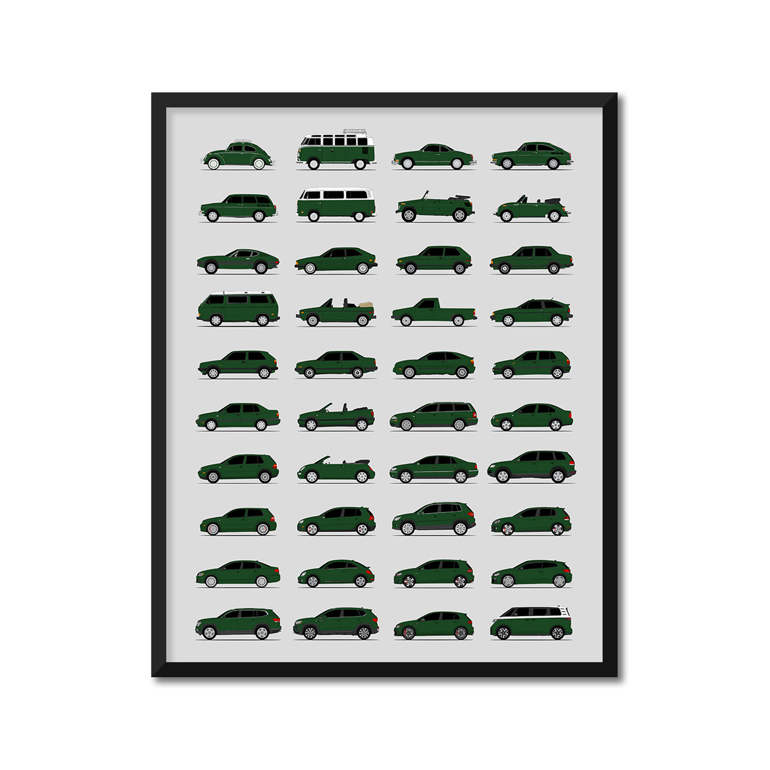 Volkswagen VW Generations (Side Profile)