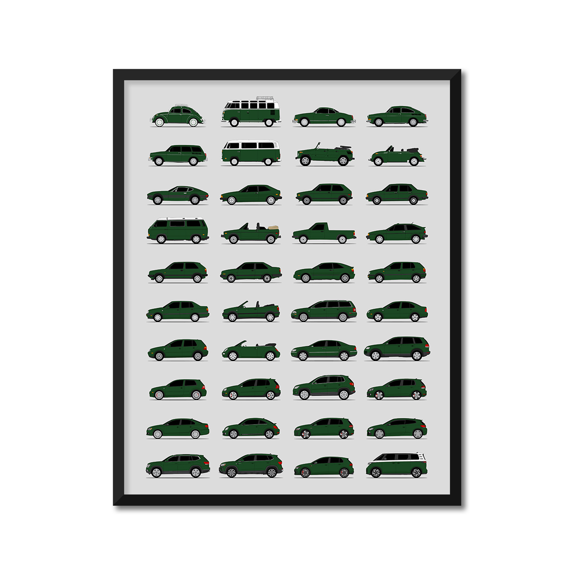 Volkswagen VW Generations (Side Profile)